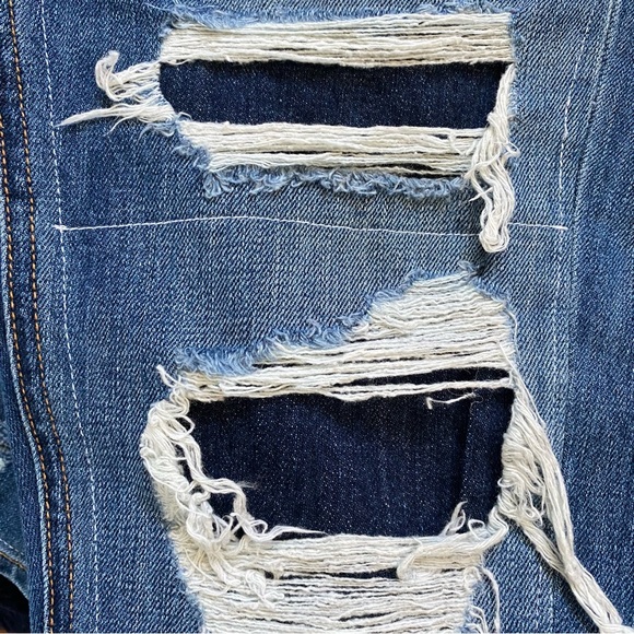 RAG & BONE Dre ripped distressed skinny leg stretchy Ada brigade blue jeans - Picture 7 of 15
